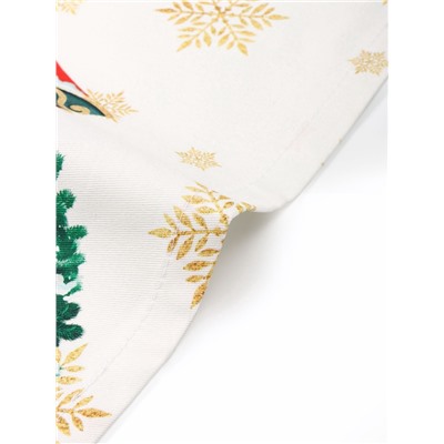 Набор салфеток сервировочных «Этель. Новогодняя ярмарка», 4 шт., белые, 40×40 см