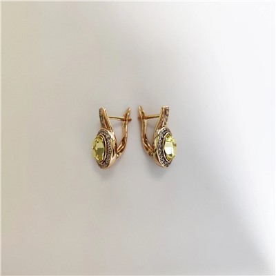 Серьги с кристаллами Swarovski