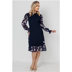 Платье женское  6165/16/Синий,розовый