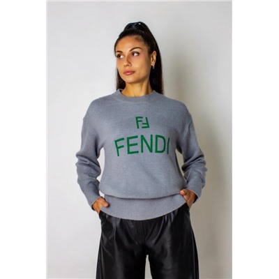 Теплый джемпер F женский арт.1835 (Серый)