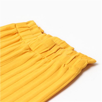 Штанишки детские, рост 62 см, горчичные