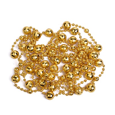 Бусы новогодние золото (2,7м)