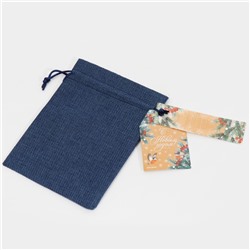 Мешочек подарочный новогодний «Рябина», 13×18 см ± 1.5 см