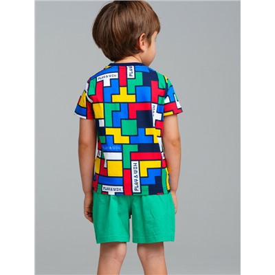 Комплект трикотажный для мальчиков: фуфайка (футболка), шорты