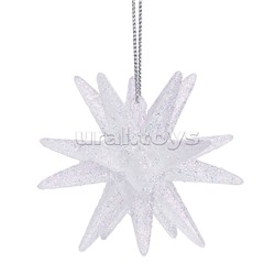 Новогоднее украшение "Сказочная звезда" (7 см)