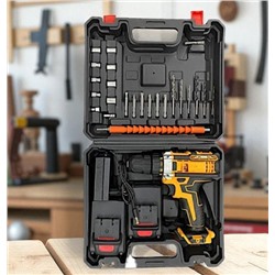 Дрель - шуруповерт аккумулятор, 18 В, 2 АКБ