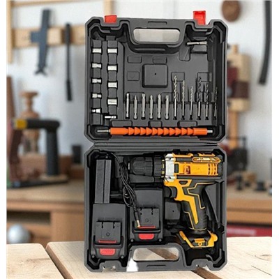 Дрель - шуруповерт аккумулятор, 18 В, 2 АКБ