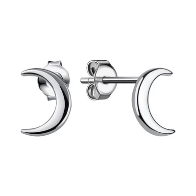 Серьги из серебра без вставки, Л-26799