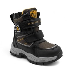 Ботинки мембранные на меху В6671-9 хаки