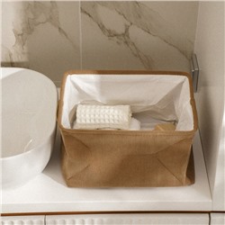 Короб для хранения вещей SL Home, 35×25×23 см, коричневый