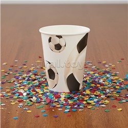 Набор посуды одноразовой "Футбольный мяч" стаканы (10 шт)