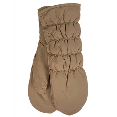 Зимние женские варежки с подкладом из искусственного меха, цвет коричневый