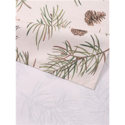 Дорожка на стол новогодняя Christmas tree 40×147 см, 100% хлопок, саржа 190 гр/2