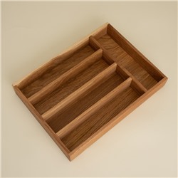 Лоток для столовых приборов SL Home, 34×25×5 см, дуб