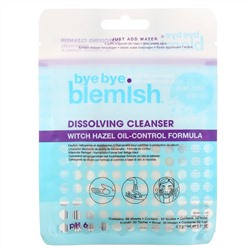 Bye Bye Blemish, Dissolving Cleanser, 50 Sheets, 0.01 oz (0.3 g)