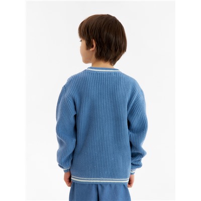Кардиган детский KAFTAN, размер 32 (110-116 см), синий
