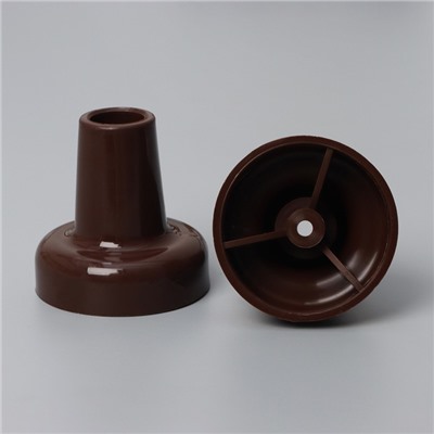 Карниз двухрядный 200 см, d=2.8 см, орех