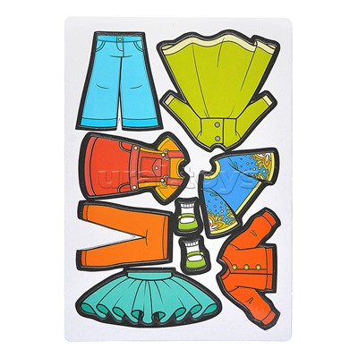 Магнитная игра. Одень куклу. Модница Злата