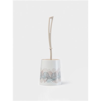 Ёршик для унитаза «Ракушки», 12×12×36 см, с подставкой