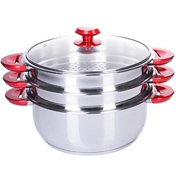 80253 Мантоварка 28 см нерж ТУРЦИЯ МВ (х2)