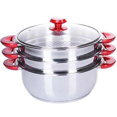 80253 Мантоварка 28 см нерж ТУРЦИЯ МВ (х2)