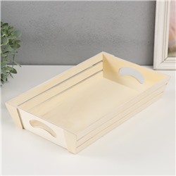 Основа для росписи дерево «Поднос», для творчества, декора, 32.5×20×6 см