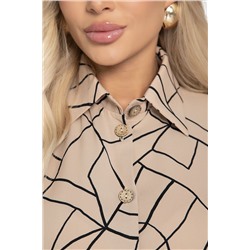 Платье Кэсси (бежевое) П11215