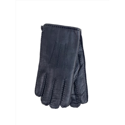 Перчатки мужские из натуральной кожи цвет черный