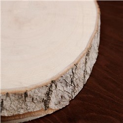 Спил осины, косой, слэб для декора, 40×18±2 см