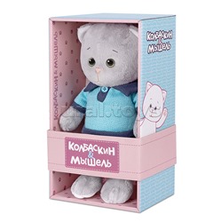 Колбаскин в голубом поло и штанишках, 20 см, в коробке