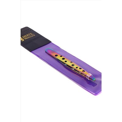 Mertz Пинцет косметический скошенный 234, 9,5 см KRISTALLER, 1108865