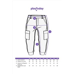 Брюки PLAYTODAY, 1047524
