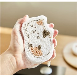 Многофункциональная волшебная губка кухни, сжатый спонж из древесной целлюлозы