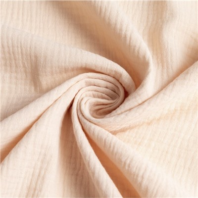 Пелёнка муслиновая Крошка Я «Beige», 135×100 см, двухслойная, 100 % хлопок