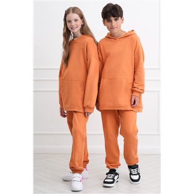 Костюм для девочки оверсайз из футера трехнитки Happyfox