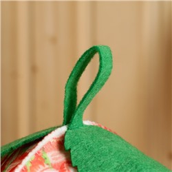 Шапка для бани и сауны женская «Ягодка», войлок