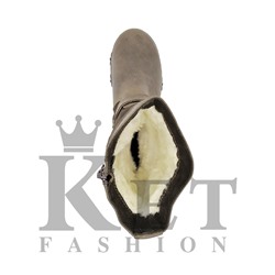 Монголки подростковые коричневые, литая подошва