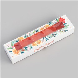 Коробка под 5 конфет новогодняя «С Новым годом», 21×5×3 см