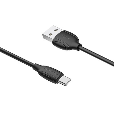 Кабель USB - Type-C Borofone BX19 20W 100см 3A  (black)