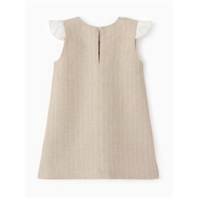 Платье для девочки MINAKU: Eco style, рост 68-74 см, бежевое