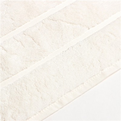 Полотенце махровое Love Life «Ария» 50×90 см, белый, 100% хл, микро-коттон, 450 г/м²