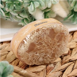 Мыло массажное с люффой «Ваниль» 100 г «Добропаровъ» бежевый