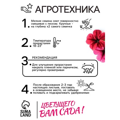 Семена цветов  Петуния Суперкаскадная "Бургунди", ц/п,  F1, 7 шт