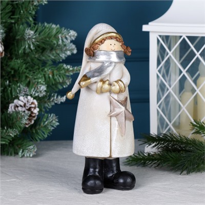 Фигурка Мальчик/Девочка 23 см / S2191 /уп 2/84/Новый год