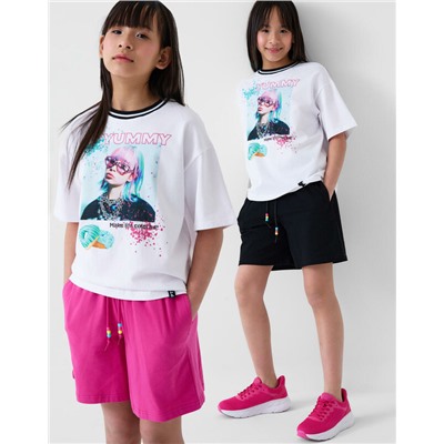 Шорты трикотажные для девочек, 2 шт в комплекте