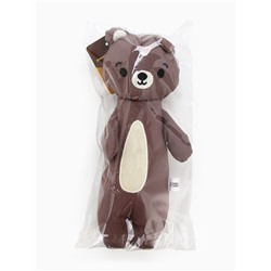 Игрушка для собак с пищалкой «Мишка», 12×25 см, коричневый