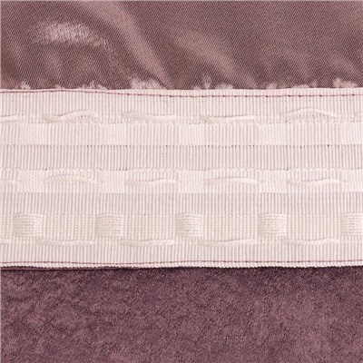 Штора портьерная «Этель. Классика», фиолетовая, 270×300 см