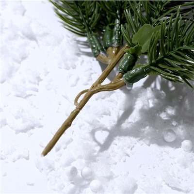 Ветка декоративная новогодняя, 56 см