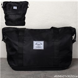Сумка-трансформер дорожная 30x40x21 см / BAG-421/4 /уп 60/черная