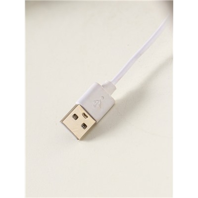 Световая фигурка стекло «Диск. Голограмма: Полёт космонавта», 5×LED, d=10 см, USB, 10×4×11.4 см